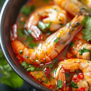 Shrimp Fajitas For One